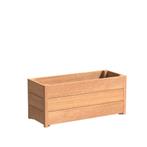 Hardhouten plantenbak Sevilla 100x40x43,5cm - Met bodem, Tuin en Terras, Bloembakken en Plantenbakken, 100 cm of meer, Nieuw, Rechthoekig
