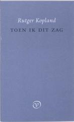 Toen ik dit zag 9789028241084 R. Kopland, Livres, Poèmes & Poésie, Verzenden, R. Kopland
