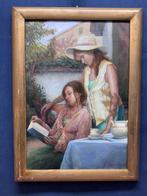 Raffaele Concilio (XX) - Lettura in giardino