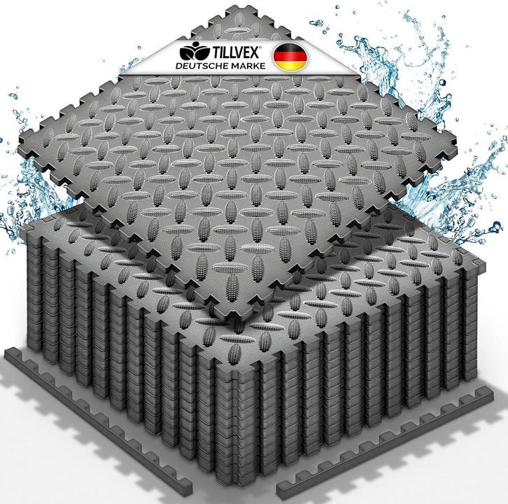 Tillvex® Zwembadtegels - Ondertegels - Ondervloer - 12 stuks, Jardin & Terrasse, Accessoires de piscine, Envoi