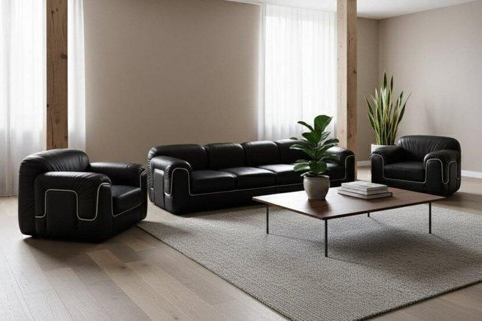 Tecnosalotto - Rodolfo Bonetto - Settle (zitbank met hoge, Antiquités & Art, Art | Objets design