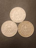 Duitsland, Derde Rijk 2 Reichsmark 3x 1933 / 450th, Postzegels en Munten