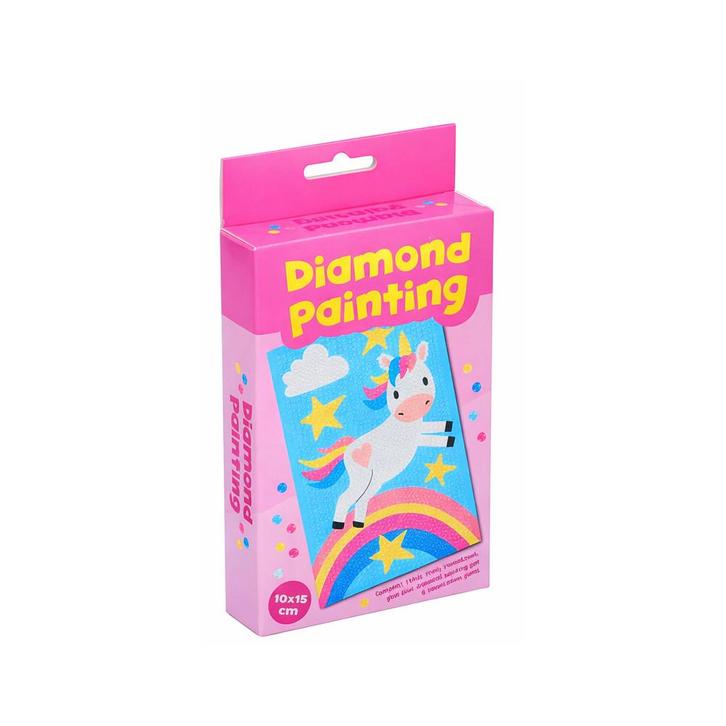 Diamond painting setje voor kinderen (10x15 cm, eenhoorn), Doe-het-zelf en Bouw, Gereedschap | Overige machines, Nieuw, Verzenden