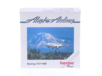 Schaal 1:500 Herpa 501309 Alaska Airlines Boeing 737-400..., Ophalen of Verzenden