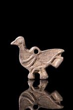 Byzantijns Zilveren duifamulet  (Zonder Minimumprijs), Antiek en Kunst