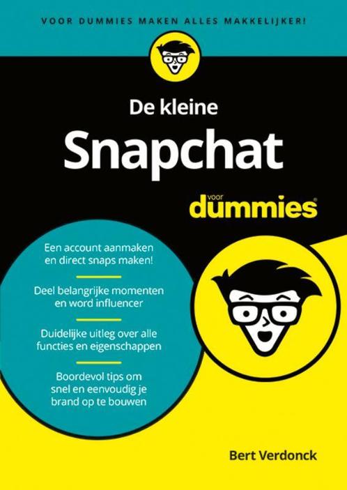 De kleine Snapchat voor Dummies 9789045356204, Livres, Informatique & Ordinateur, Envoi