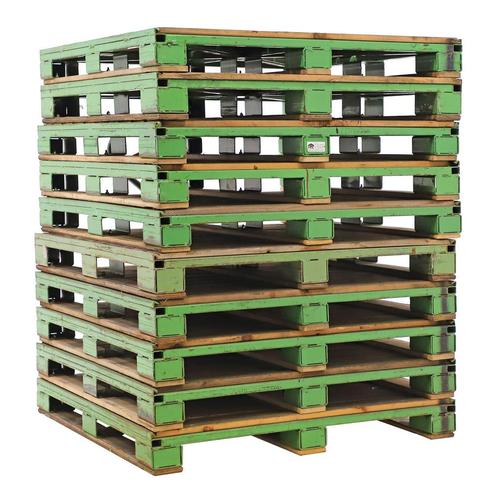 Gebruikte stalen pallets partij-aanbieding 4-weg, Articles professionnels, Machines & Construction | Chariots élévateurs & Transport interne