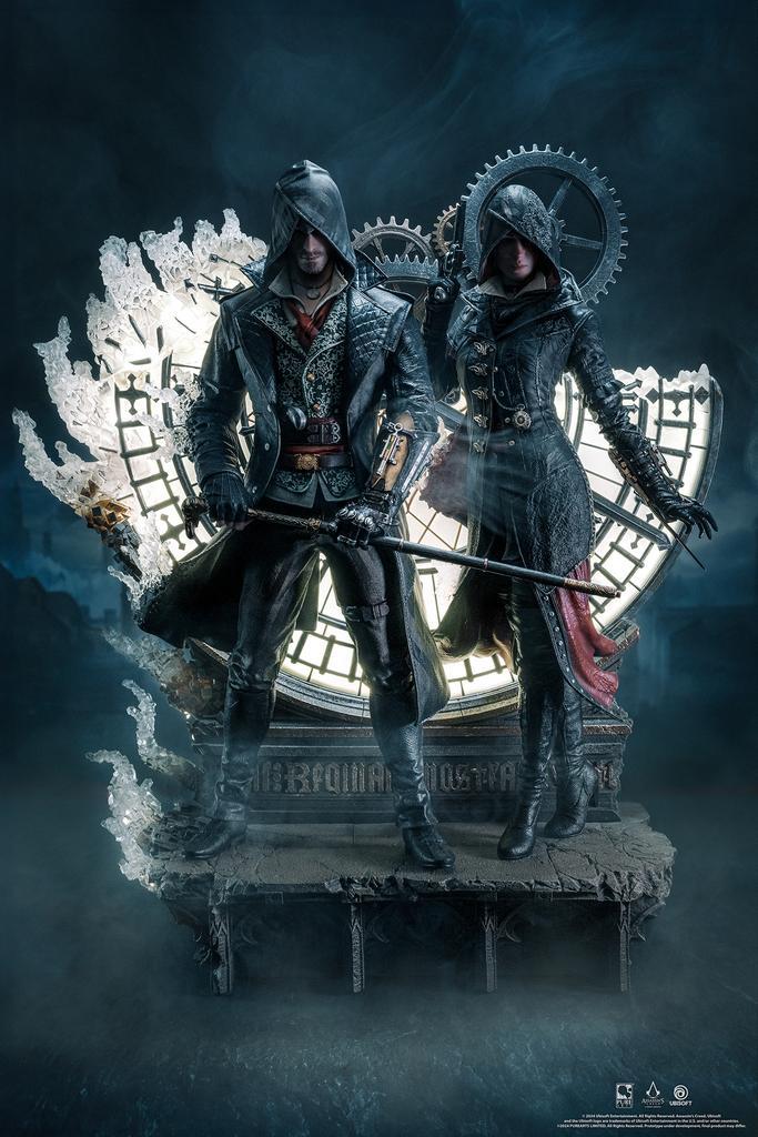 Assassins Creed Statue 1/4 Jacob & Evie Frye 62 cm, Verzamelen, Film en Tv, Ophalen of Verzenden