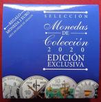 Spanje. 2 Euro / 10 Euro 2020 (5 monedas) Proof + BU, Postzegels en Munten