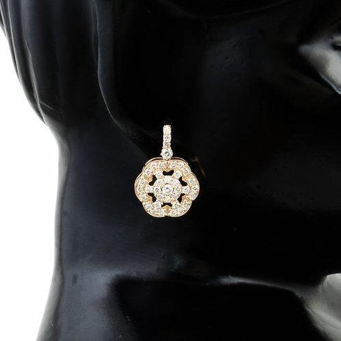 Zonder Minimumprijs - Oorbellen - 18 karaat Geel goud -, Handtassen en Accessoires, Oorbellen