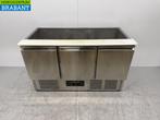 RVS Ecofrost Saladette Koelwerkbank 3 Deuren 137 cm 230V, Ophalen of Verzenden, Nieuw in verpakking