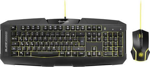 Sharkoon Shark Zone GK15 Gaming Kit (muis en toetsenbord, Computers en Software, Toetsenborden, Verzenden