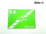 Instructie Boek Kawasaki KDX 200 1989-1994 (KDX200E)