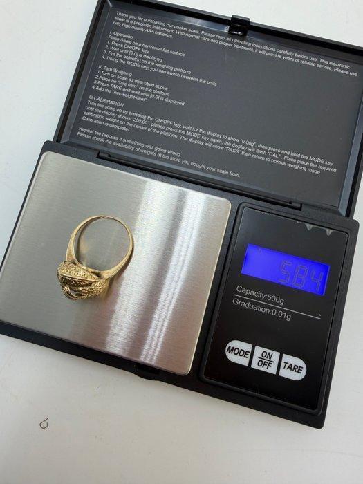 Zonder minimumprijs - Ring - 14 karaat Geel goud - Ring van, Bijoux, Sacs & Beauté, Bagues