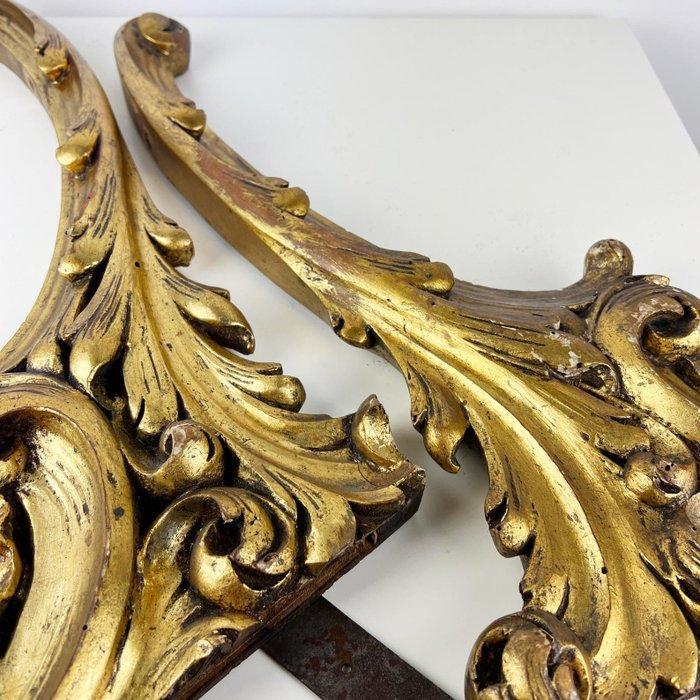 Style Louis XV Socle architectural (2) - 1850-1900 - Pieds, Antiquités & Art, Antiquités | Autres Antiquités