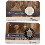 Nederland. Gulden 1980 Dubbelkop (2 stuks)  (Zonder, Postzegels en Munten