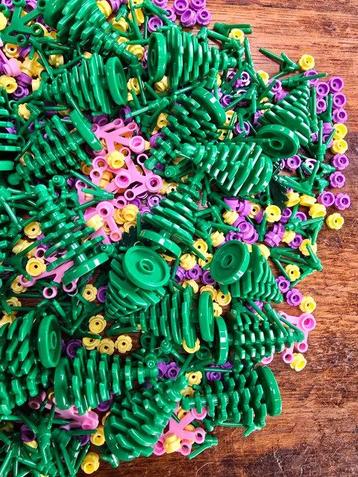 Lego Onderdelen - Partij planten, bloemen bladeren bomen --, Nieuw