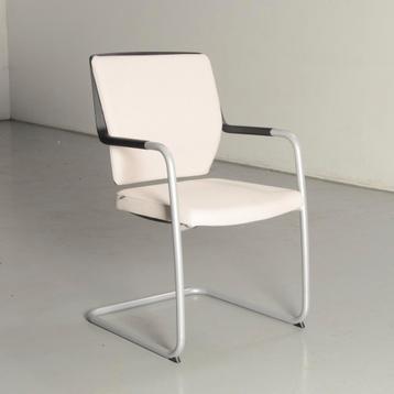 Sedus vergaderstoel, creme, sledeframe, Ophalen of Verzenden