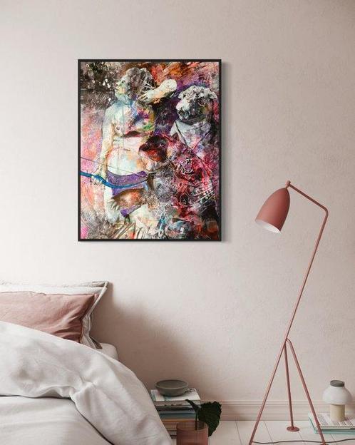 Knut-Peter Hoffmann - hunting party - XL, Antiek en Kunst, Kunst | Schilderijen | Modern