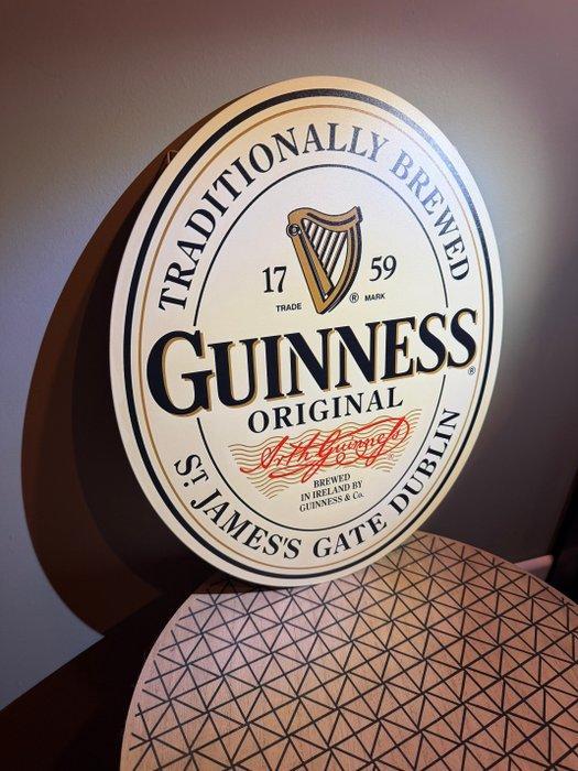 Prachtig embleem bier Guinness - Metalen plaat - 40 cm x 30, Antiquités & Art, Antiquités | Assiettes décoratives & Carrelages