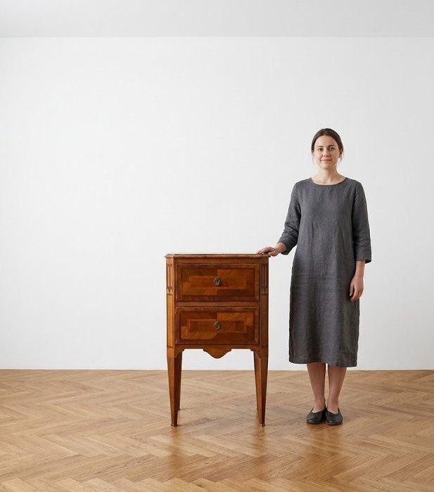 Nachtkastje - Hout, Marmer, Antiek en Kunst, Antiek | Overige Antiek