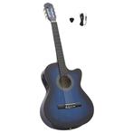 Cutaway Gitaar Blauw - Tweede Kansje met 40% Korting! OP=OP, Verzenden, Nieuw