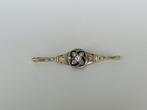 Broche - 14 karaat Geel goud - 0.23ct. tw. - Art Deco