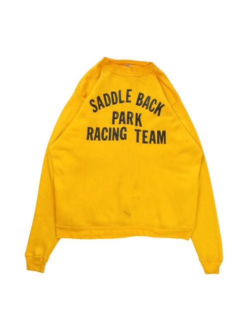 Vintage Saddle Back Park Racing Team geel maat L, Vêtements | Hommes, Pulls & Vestes, Enlèvement ou Envoi