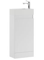 Toiletmeubel Peru 40 x 22 cm Hoogglans Wit Fonteinmeubel, Verzenden, Nieuw