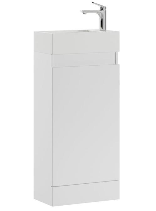 Toiletmeubel Peru 40 x 22 cm Hoogglans Wit Fonteinmeubel, Doe-het-zelf en Bouw, Sanitair, Nieuw, Verzenden