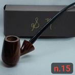 S.M. Pipe - churchwarden liscia - Pijp - Bruyere, eboniet