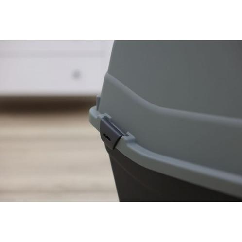 Kattenbak emma eco xl 65x44x46, zwart/groengrijs - kerbl, Dieren en Toebehoren, Katten-accessoires, Nieuw