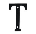 Letter T Klein IJzer zwart 75 mm, Doe-het-zelf en Bouw, Nieuw, Overige materialen, Klink of Kruk