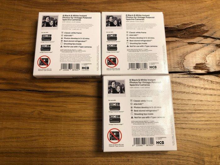 Polaroid 3x Spectra Film B&W | Instant camera, TV, Hi-fi & Vidéo, Appareils photo analogiques