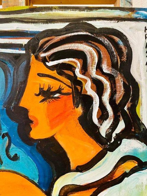 Hrasarkos (1975) - Portrait, Antiek en Kunst, Kunst | Schilderijen | Klassiek