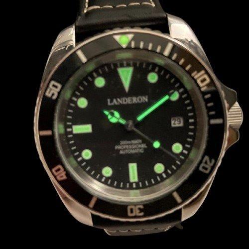 Landeron Type Monnin 844 Automatic Etanche 20 ATM - Homme -, Handtassen en Accessoires, Horloges | Heren