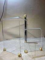 Table dappoint - Verre - Plexiglas vintage