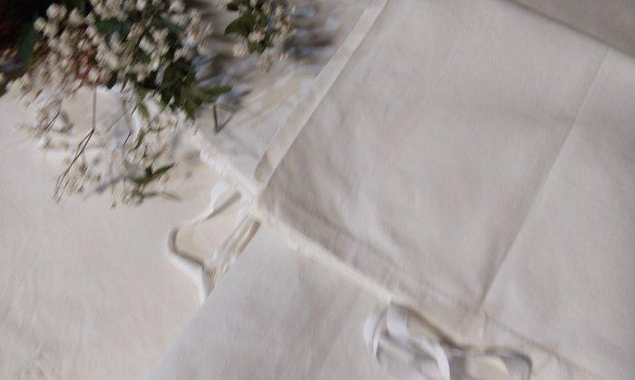 Drap de lit (4) - 280 cm - 230 cm - Anciennes collections, Antiquités & Art, Tapis & Textile