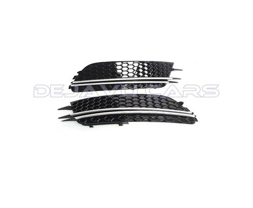 RS6 Look Mistlamp roosters Silver/Black Edition voor Audi A6, Auto diversen, Tuning en Styling, Ophalen of Verzenden