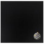 Plateau de table 'PLANO' carré 68x68cm noir en résine compre
