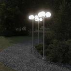 vidaXL Vloerlamp voor buiten 2 st 215 cm roestvrij staal, Tuin en Terras, Verzenden, Nieuw