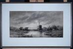 Hollandse School (XIX-XX) - Hollands Waterlandschap met