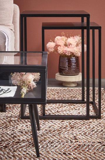 Tweedekans | Mica Decorations Goa Bijzettafel - Set van 2 - beschikbaar voor biedingen