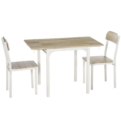 3-delige Eetset Met 2 Stoelen En 1 Tafel Inklapbaar Tafelbla, Huis en Inrichting, Tafels | Eettafels, Verzenden
