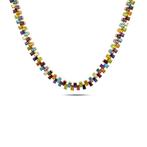 Halsketting - 14 karaat Geel goud, Exclusieve regenboog 14K