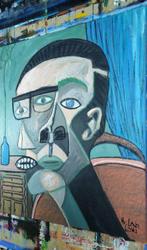 Mr Lova Lova (1986) - Topologie du regard, Antiek en Kunst, Kunst | Schilderijen | Modern