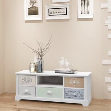 vidaXL Tv-meubel Franse stijl hout, Verzenden, Nieuw