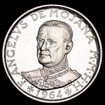 Malta. 1 Escudo 1964 - Cabeza de San Juan Bautista Ora Pro, Timbres & Monnaies