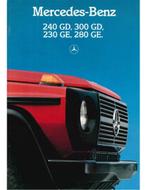 1986 MERCEDES BENZ G KLASSE BROCHURE DUITS, Nieuw