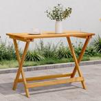 vidaXL Table pliable de jardin 90x52,5x65 cm bois, Verzenden
